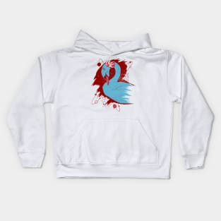 Pastel Tones Swan Among The Stars Kids Hoodie